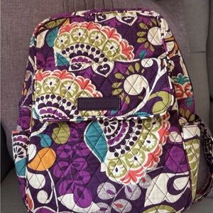 Vera Bradley Plum Crazy Backpack